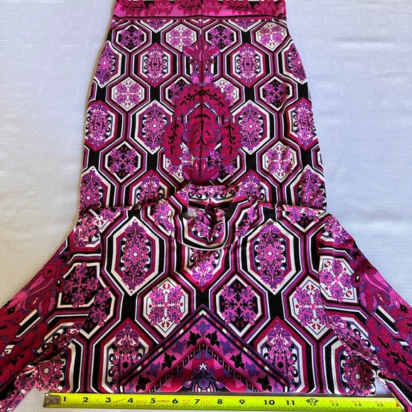 VENUS Pink Geometric Floral Bodycon Dress - Size Small - Picture 6 of 8